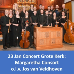 CONCERT - Het Margaretha Consort o.l.v. Jos van Veldhoven met muziek van Johann Rosenmuller en Giovanni Legrenzi